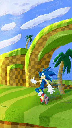 Sonic sur Green Hills
